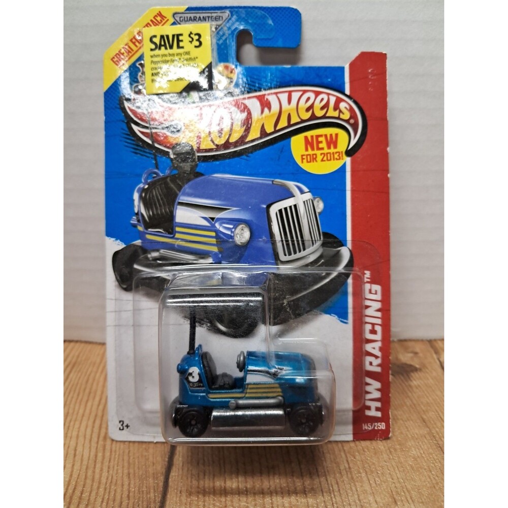 2013 Blue HW Racing Bump Around 145/250 - Hot Wheels